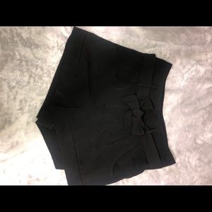 Ally Black Mini Shorts